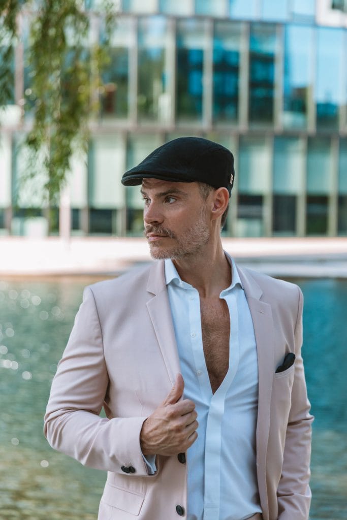 Classic flat cap style for guys