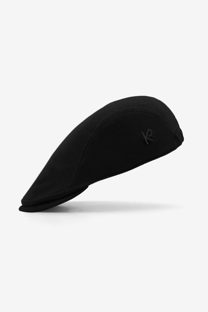 Luxury Black Flat Cap - Kapitan