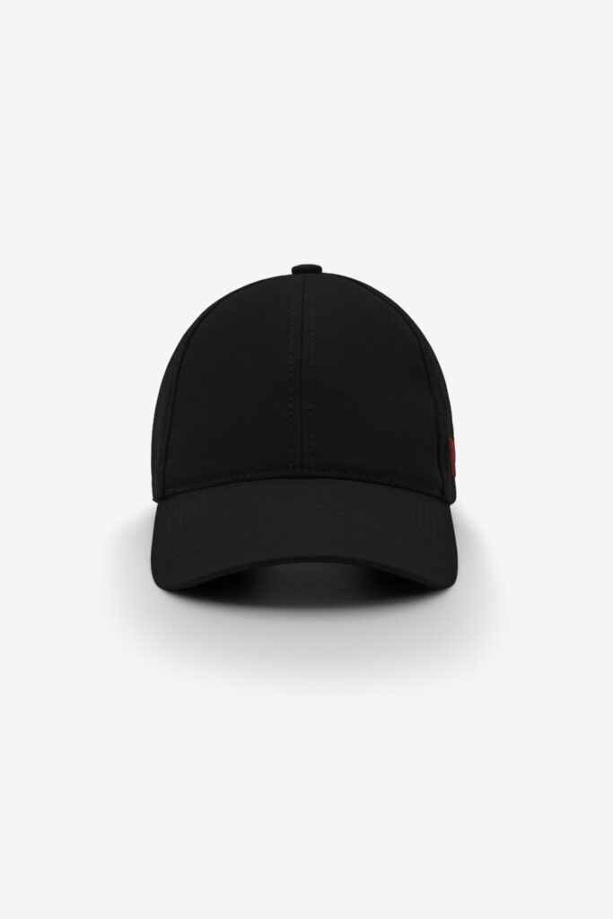 A black Baseball Cap from the front