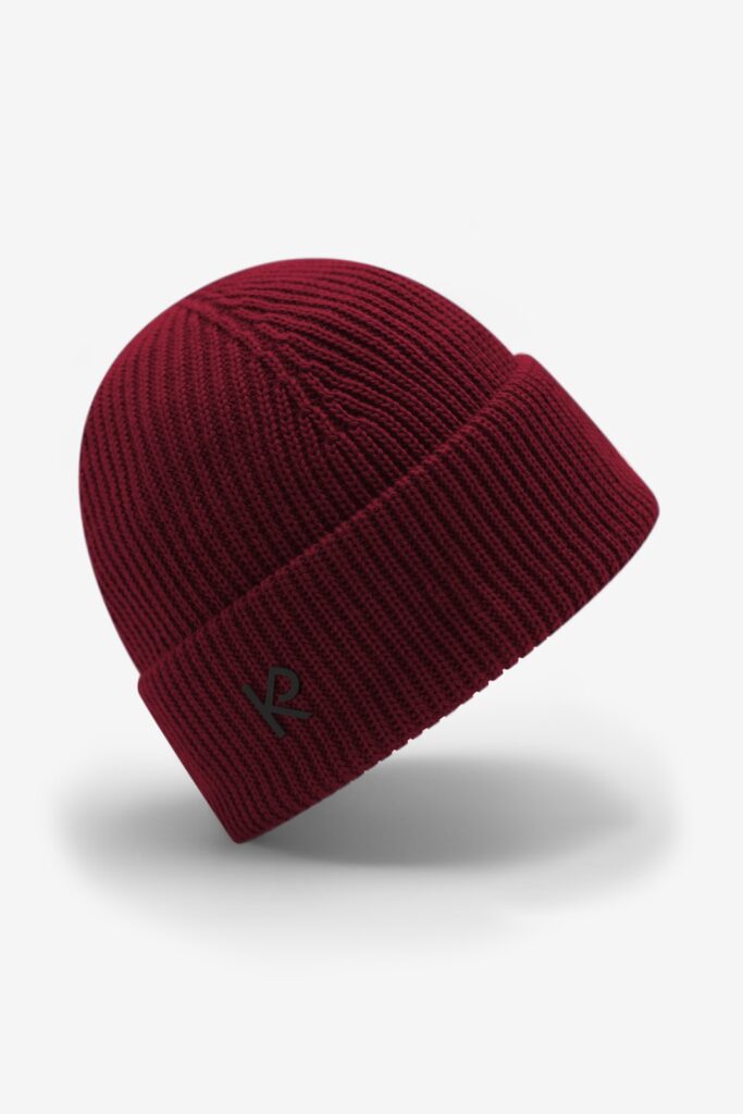 Dark Red Beanie "Toni"